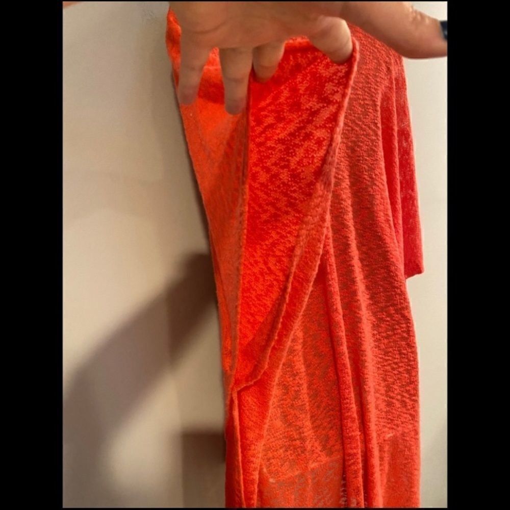 Status By Chenault Orangecascade Drape Cardiganm - image 5